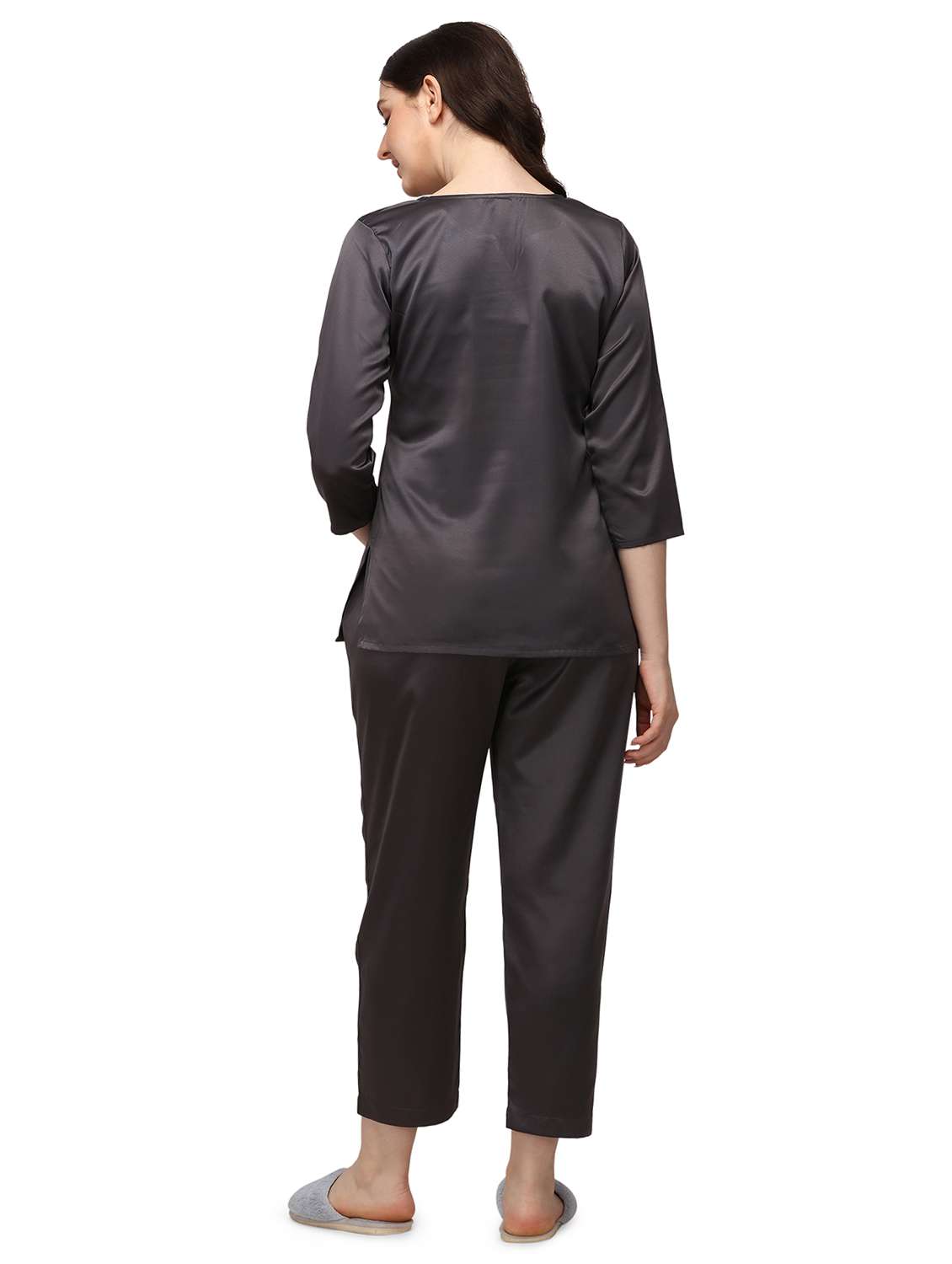 self design nightwear pyjama set - 18059975 - Standard Image - 2