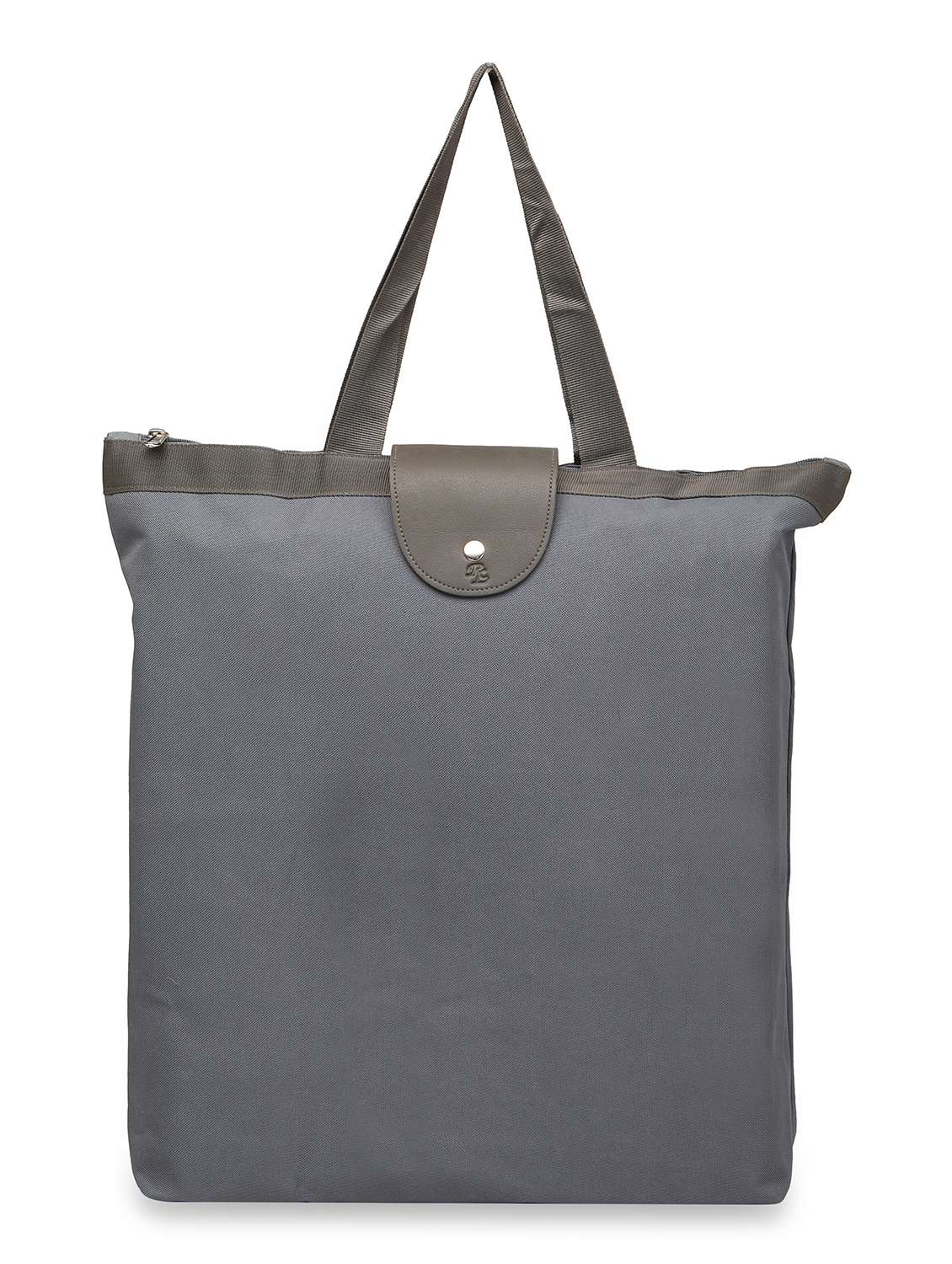 grey polyester regular shopping bag