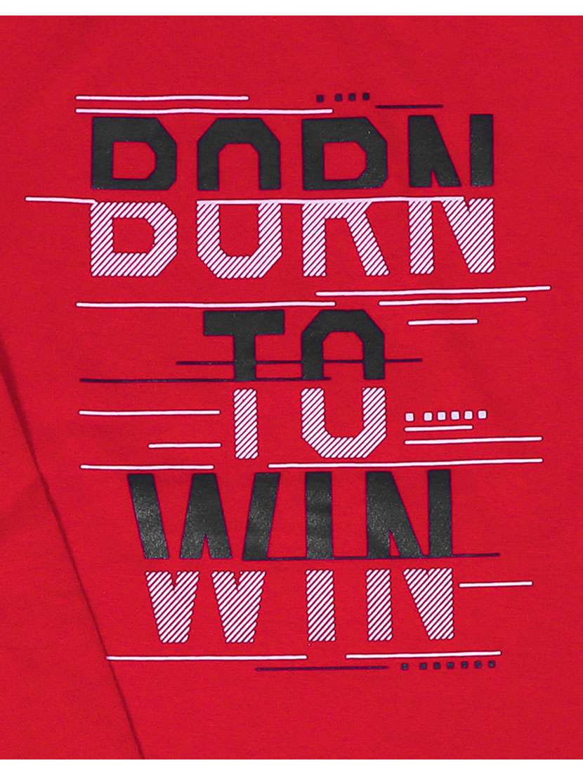 red printed t-shirt - 18066407 - Standard Image - 2