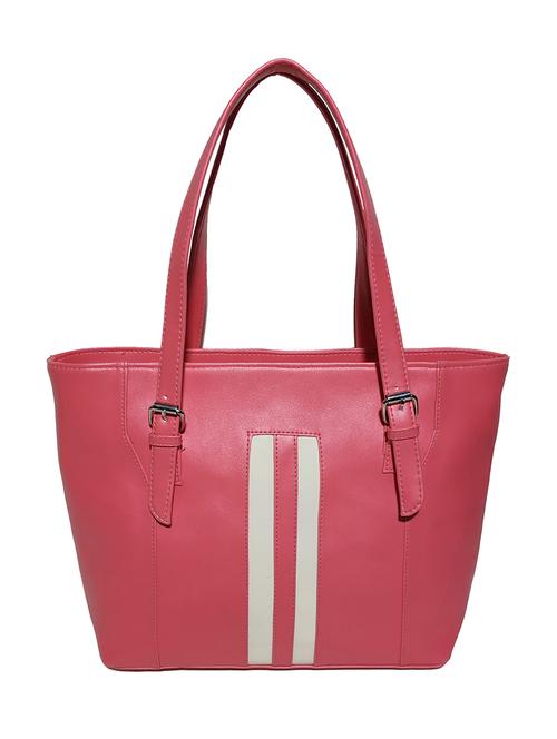 red leatherette (pu) handbag - 18067064 -  Standard Image - 0