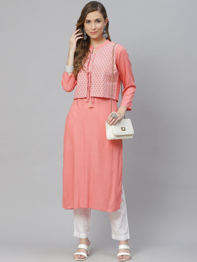 women's kurta with jacket kurta