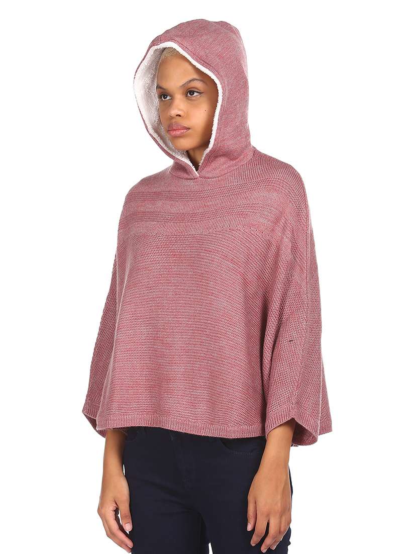 pink acrylic pullover