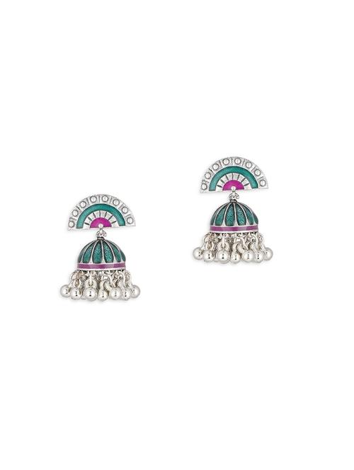 silver metal earring - 18072004 -  Standard Image - 0