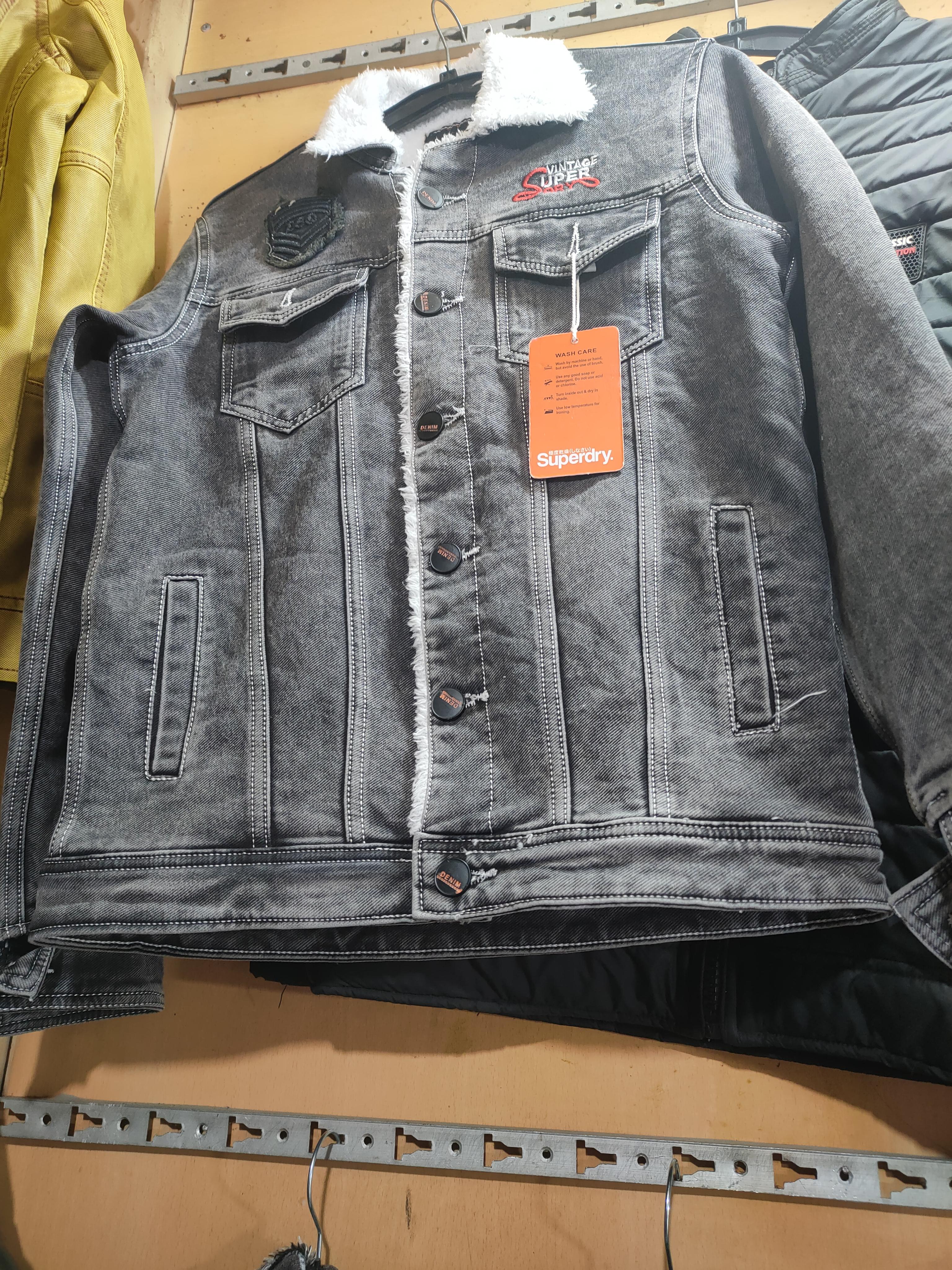 denim jaket double apar - 18073817 - Standard Image - 2