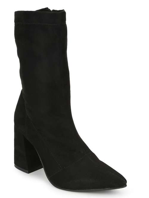 black suede calf  boots - 18076003 -  Standard Image - 0