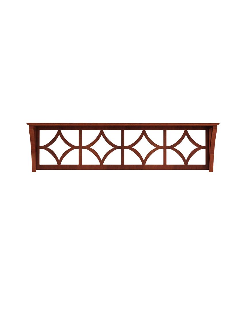 home sparkle diamond floating mdf wall shelf (brown) - 18078261 - Standard Image - 2