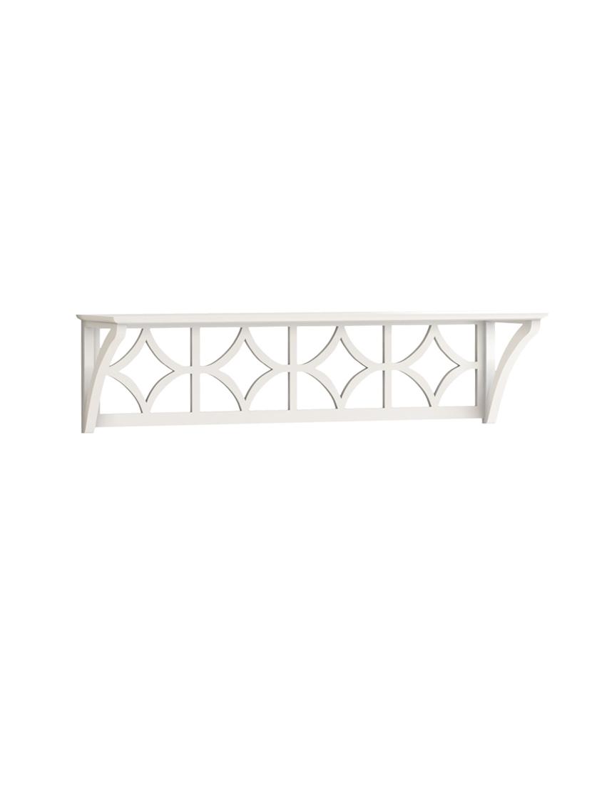 home sparkle diamond floating mdf wall shelf (white) - 18078264 - Standard Image - 2