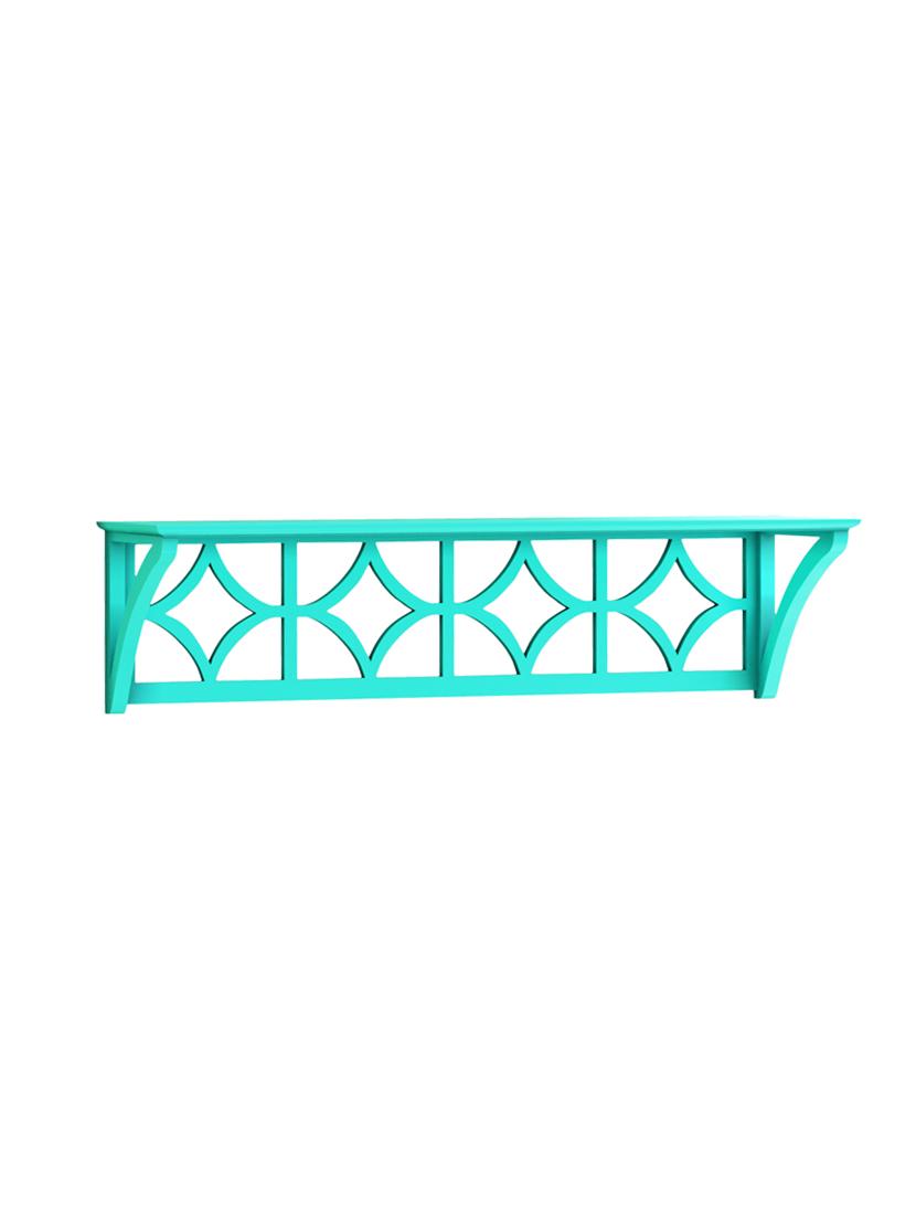 home sparkle diamond floating mdf wall shelf (blue) - 18078267 - Standard Image - 2