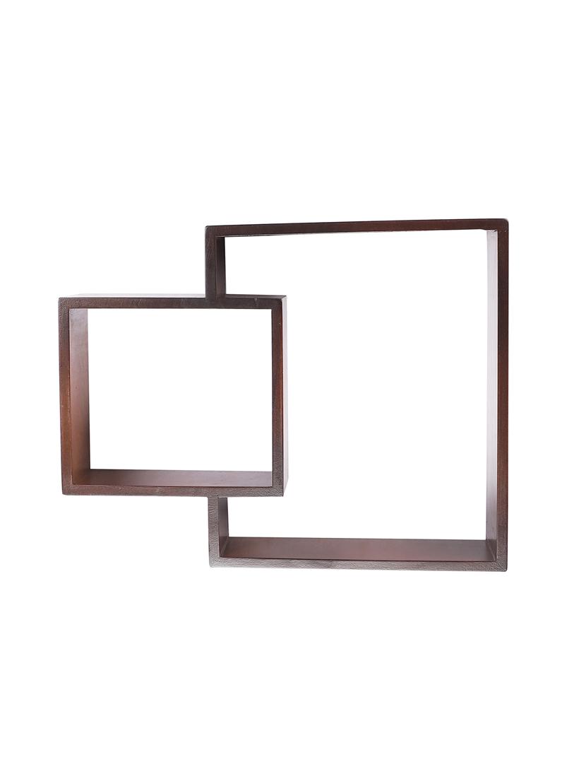 home sparkle wall mount floating wall shelves rack display bed room, living room, office, restaurant, home décor (black) - 18078280 - Standard Image - 2