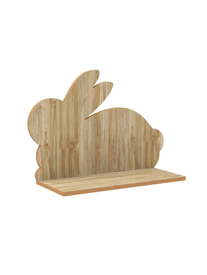 home sparkle rabbit shaped wall shelf mdf wall shelf rack wall mounted floating shelves - 18078308 - Standard Image - 2