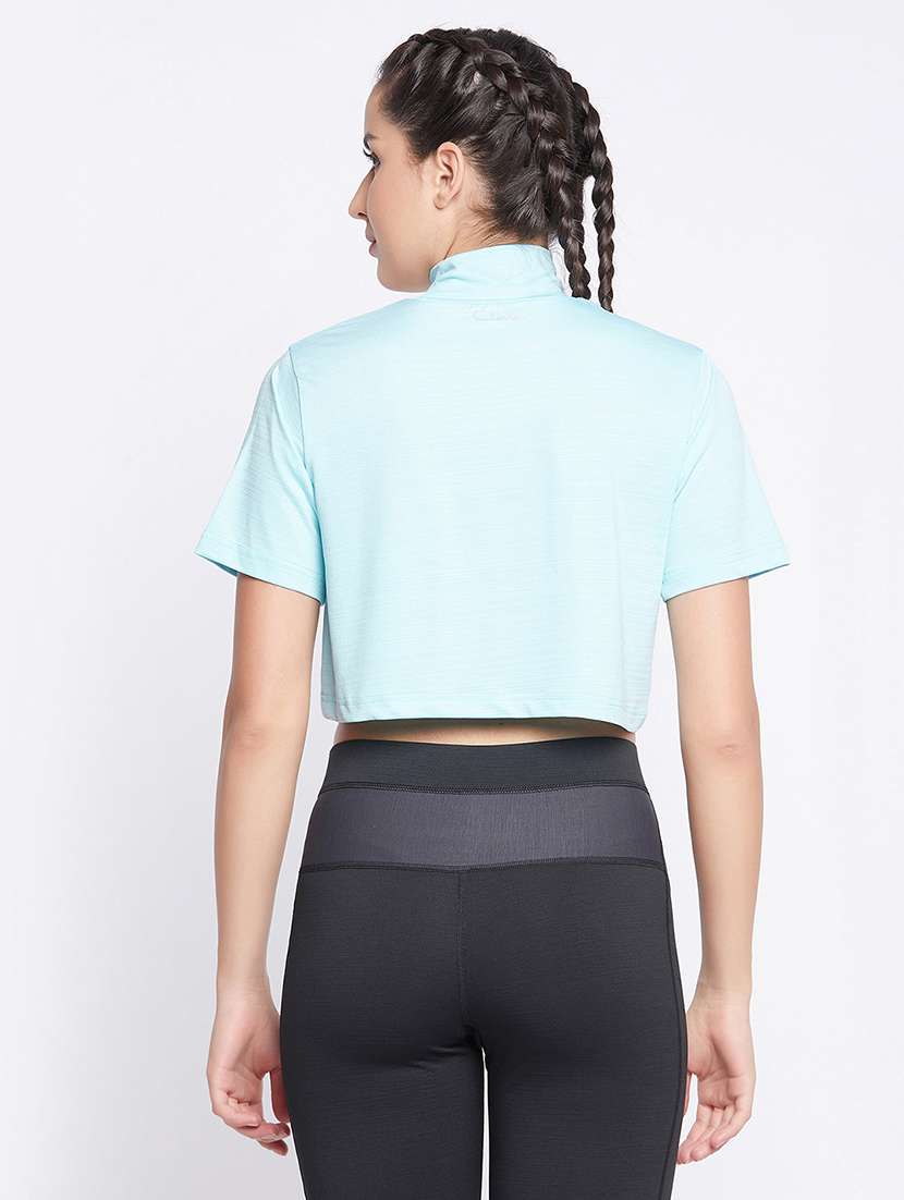 women's placement print turtle neck t-shirt - 18080777 - Standard Image - 2