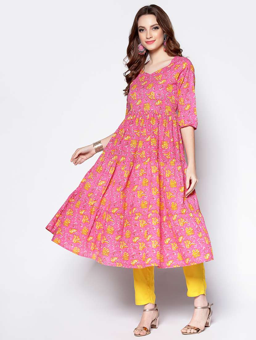 women's tiered kurta