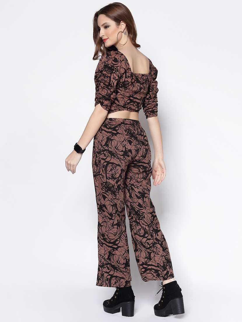 printed cop top & trouser set  - 18081074 -  Standard Image - 2
