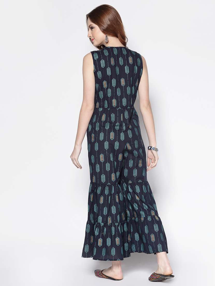 sweetheart printed full leg jumpsuit - 18081120 - Standard Image - 2