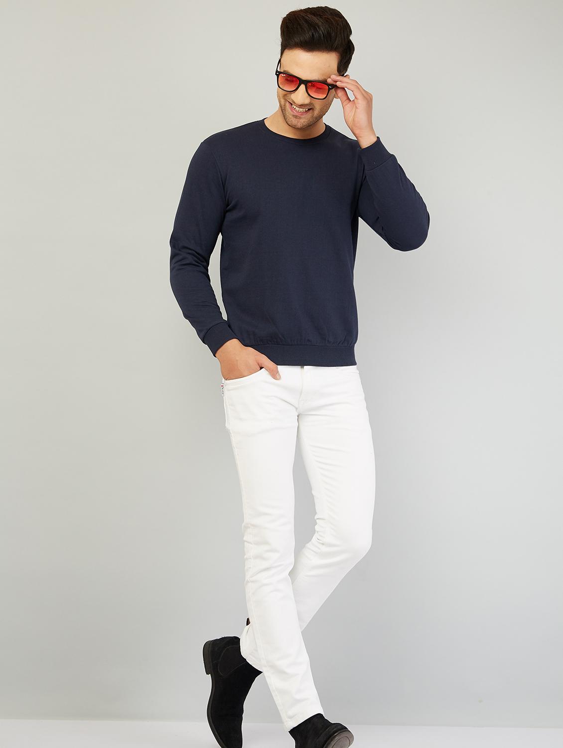 mens plain sweatshirt - 18081149 - Standard Image - 2