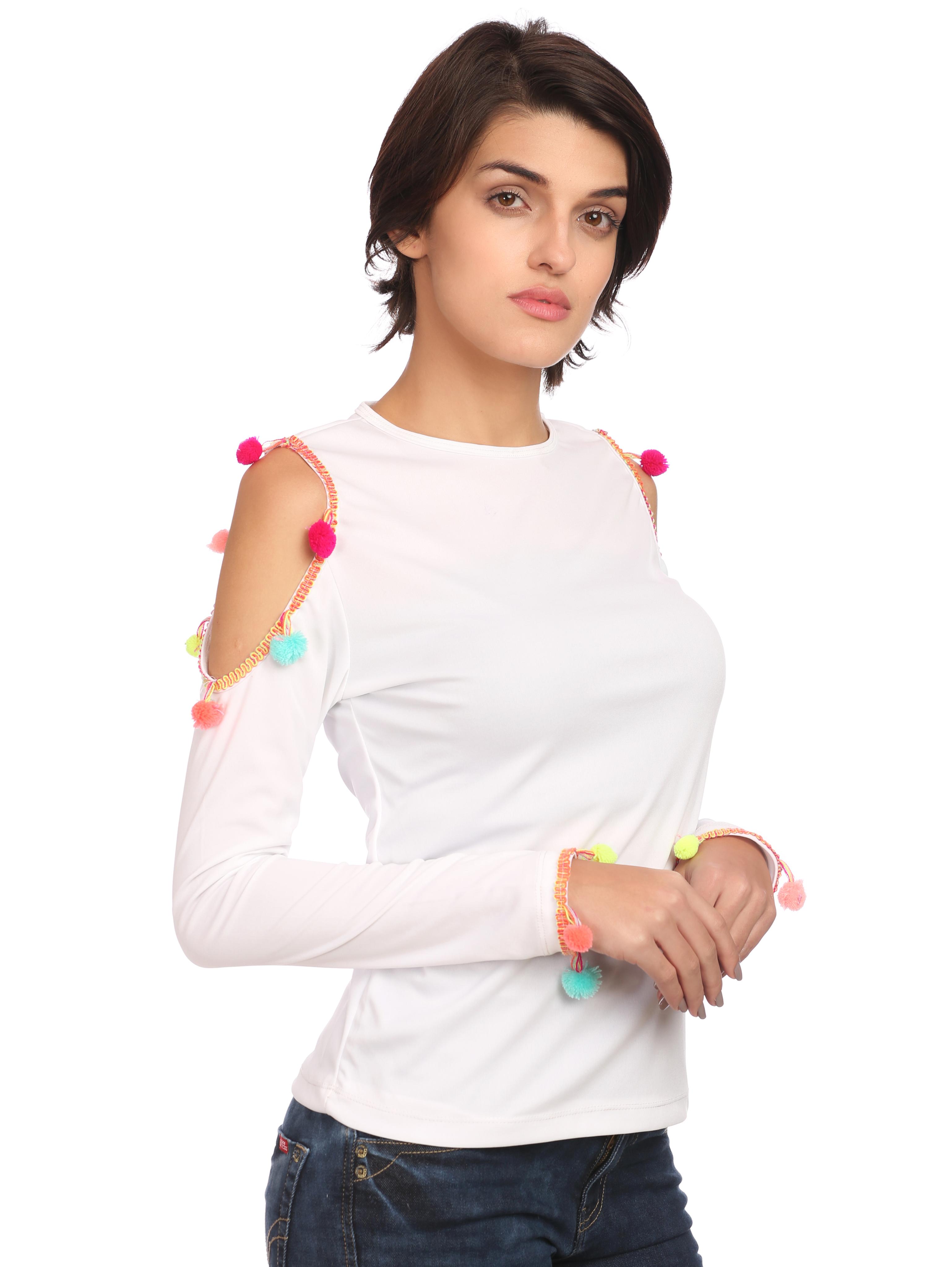 off shoulder top for girls & - 18081247 - Standard Image - 2