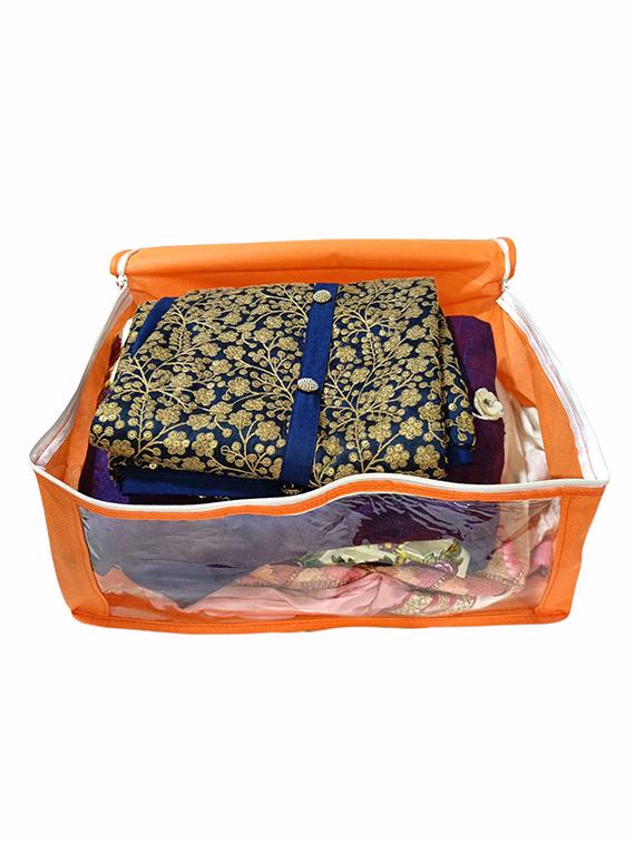 orange satin utility bag - 18081468 - Standard Image - 2