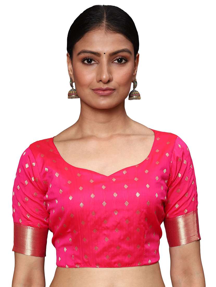 zari work banarasi saree with blouse - 18082235 - Standard Image - 2