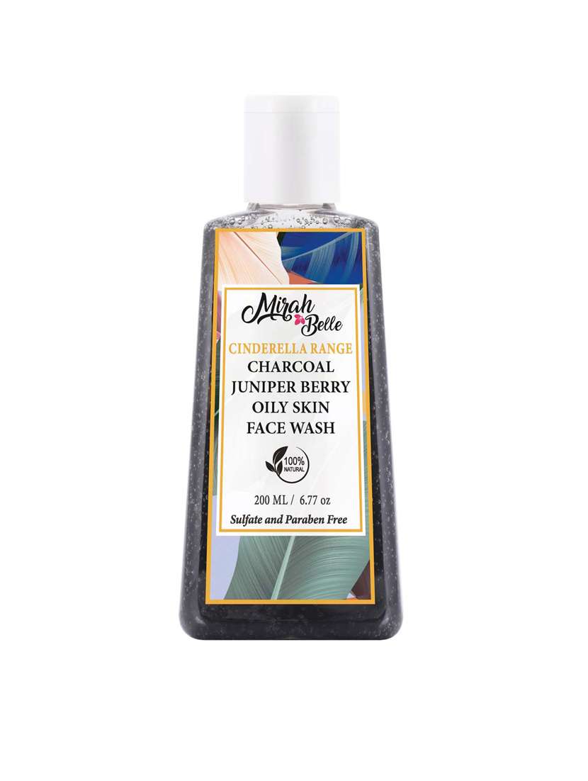 charcoal-juniper berry oily skin face wash