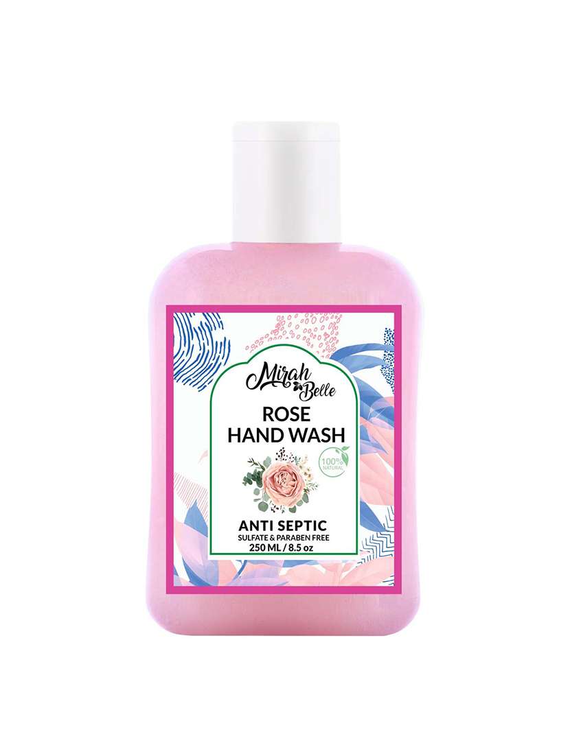 rose - dry skin - natural hand wash - sulfate & paraben free (250 ml)