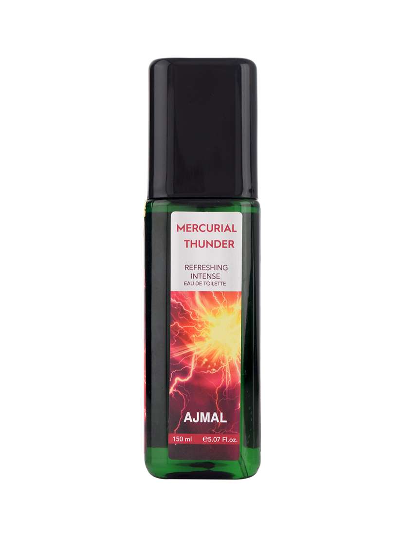 ajmal mercurial thunder eau de toilette perfume 150ml for unisex (online exclusive)