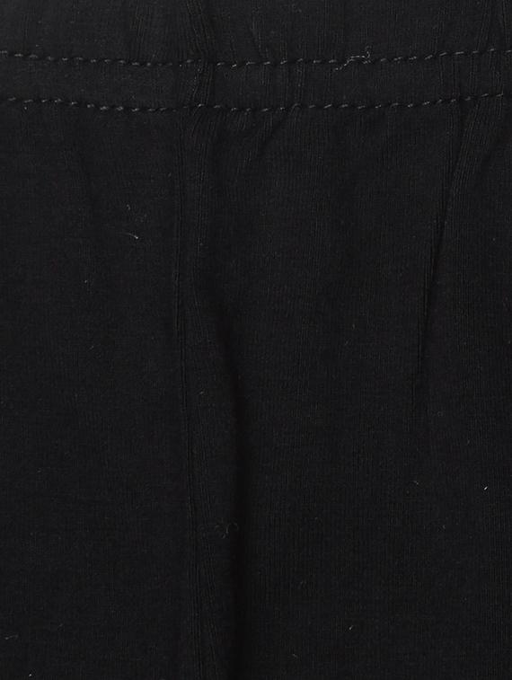 girls solid black viscose legging - 18109185 - Standard Image - 2