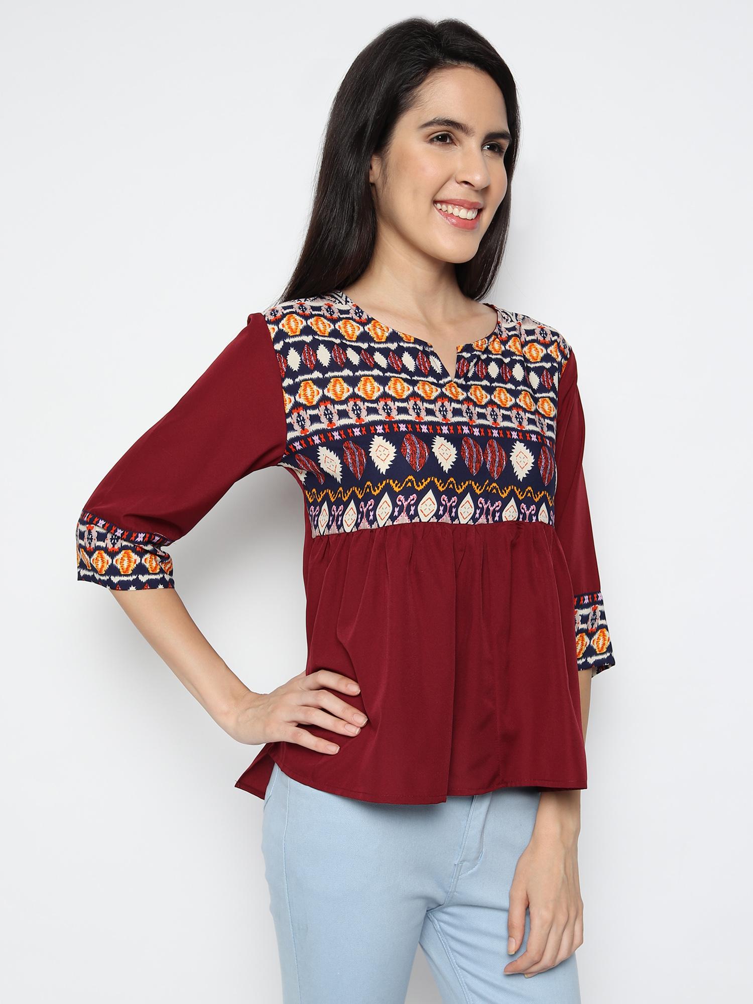 casual regular sleeves floral print women - 18109305 - Standard Image - 2