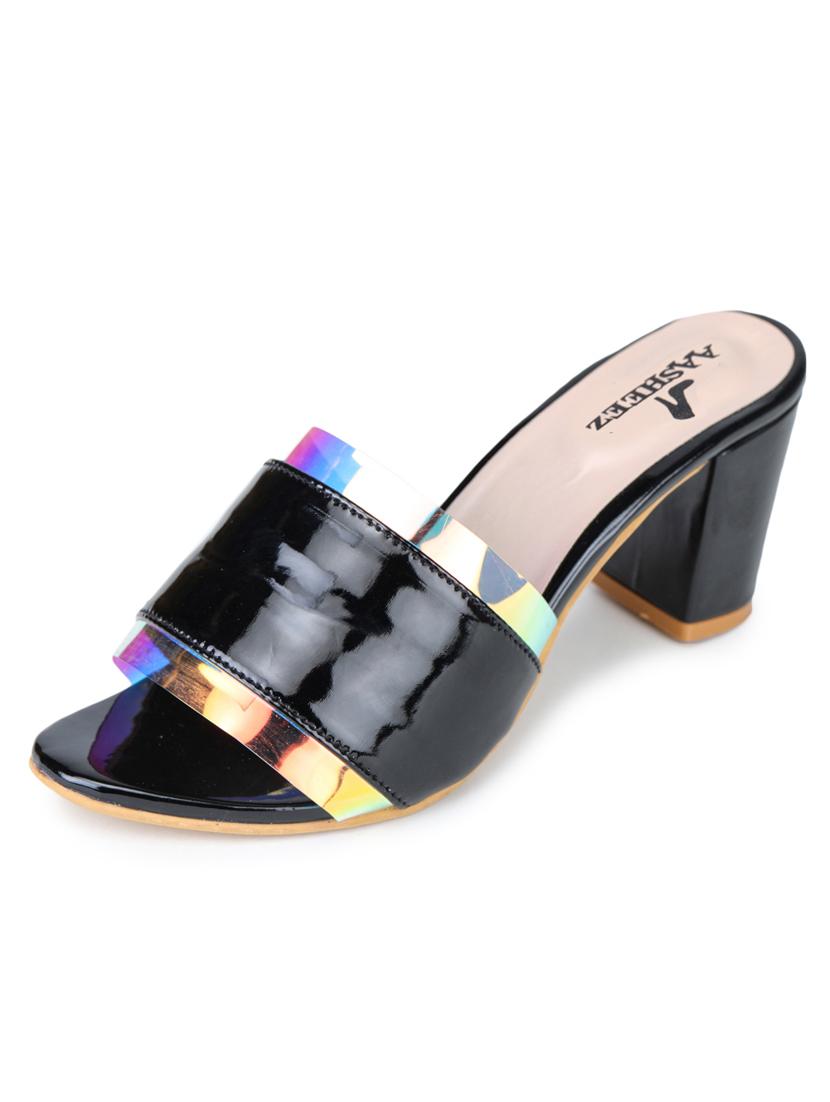 slip on heel sandals - 18109984 - Standard Image - 2