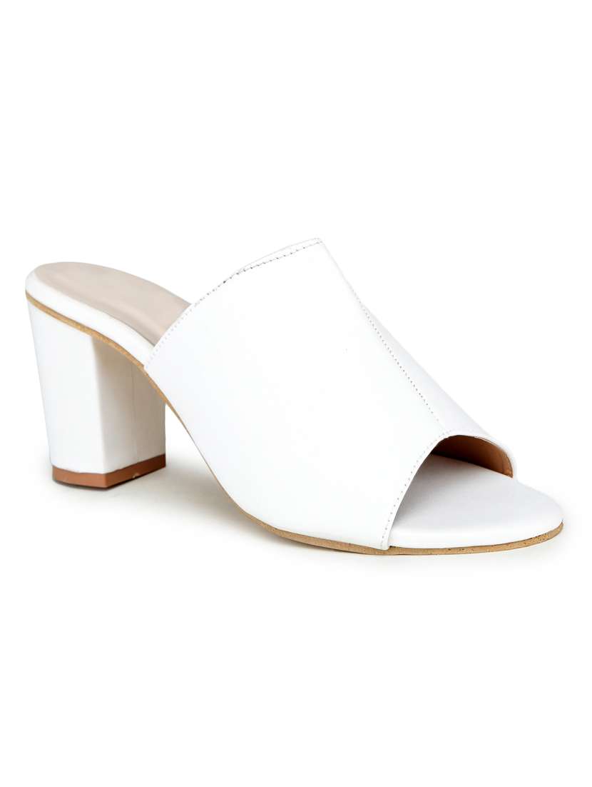 slip on heel sandals