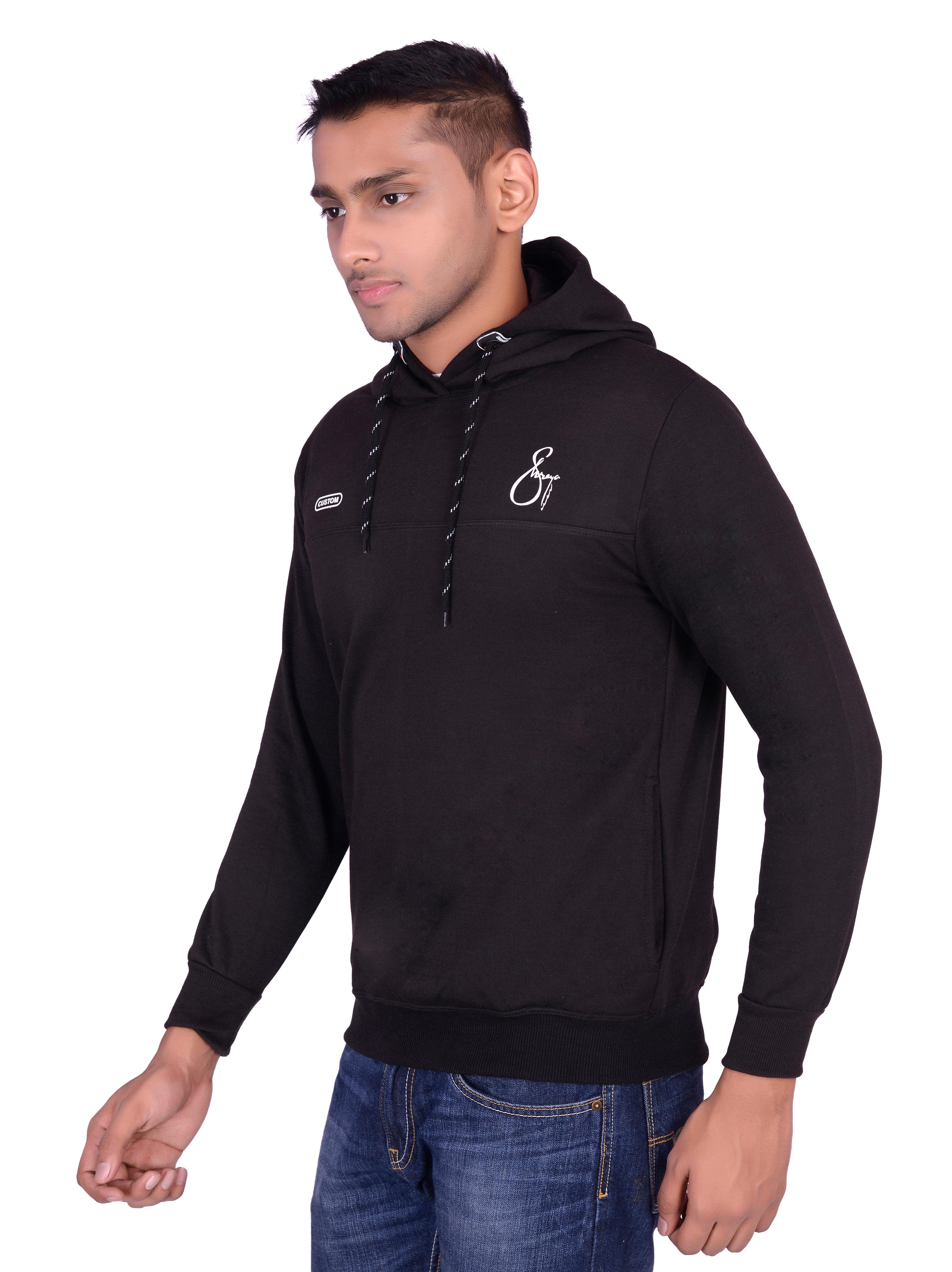 black sweatshirt for men - 18110592 - Standard Image - 2