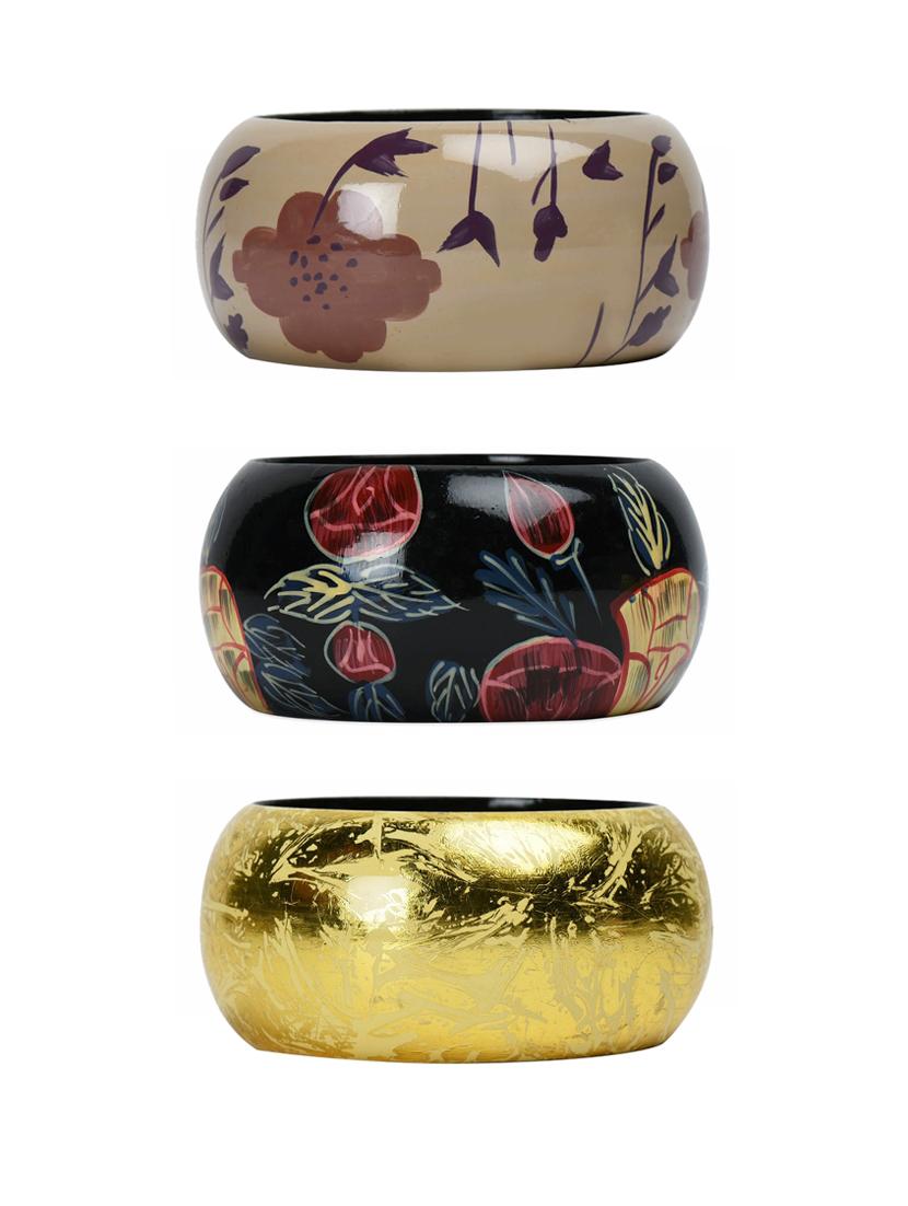 multi colored wood bangle - 18112855 - Zoom Image - 0