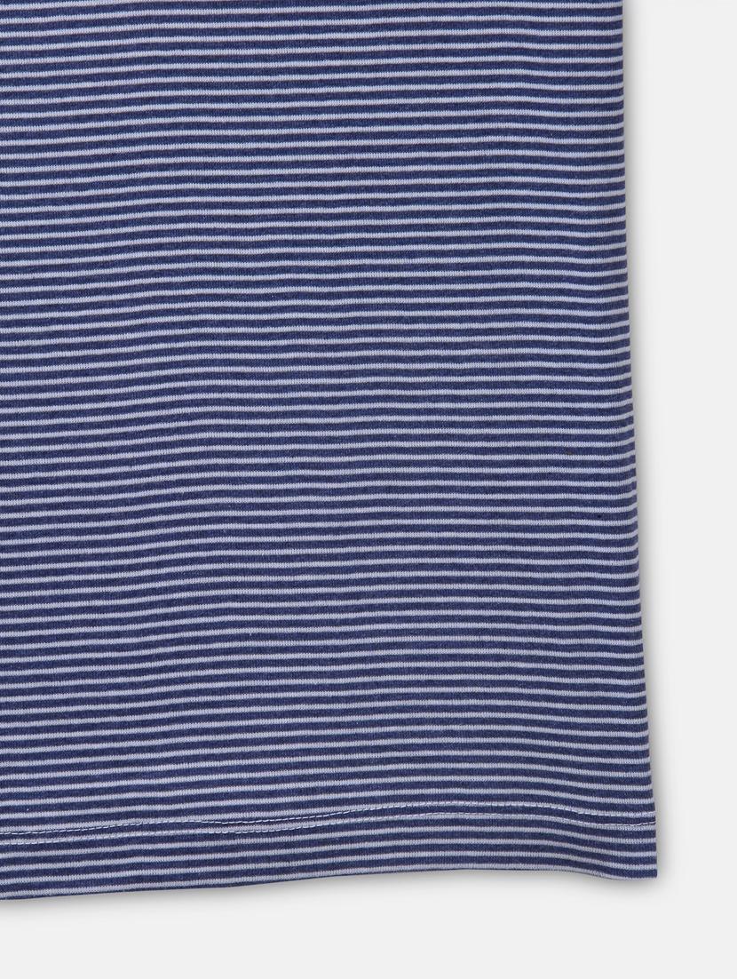 round neck striped tee - 18117487 - Standard Image - 2