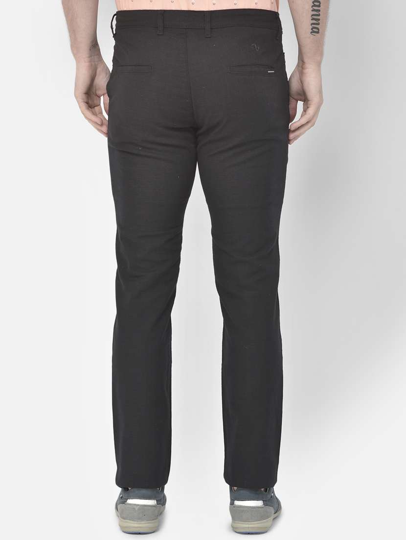 black solid trouser - 18117619 -  Standard Image - 2