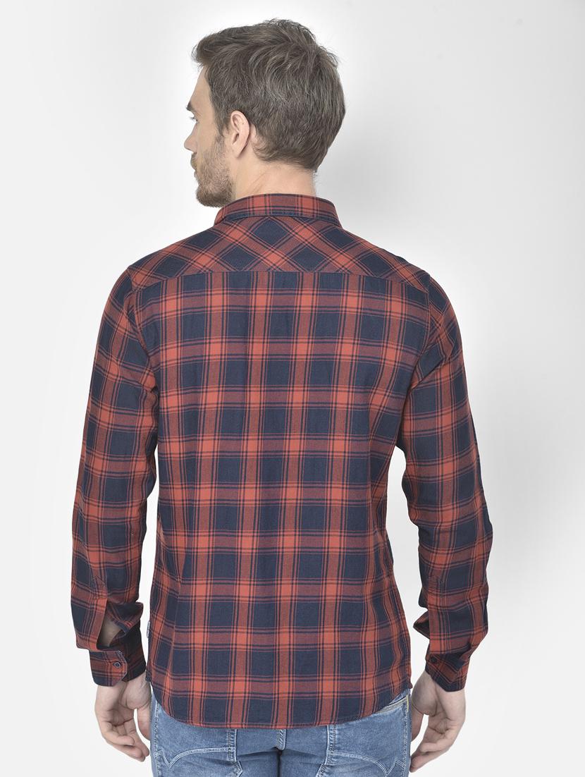 red checked casual shirt - 18117637 - Standard Image - 2