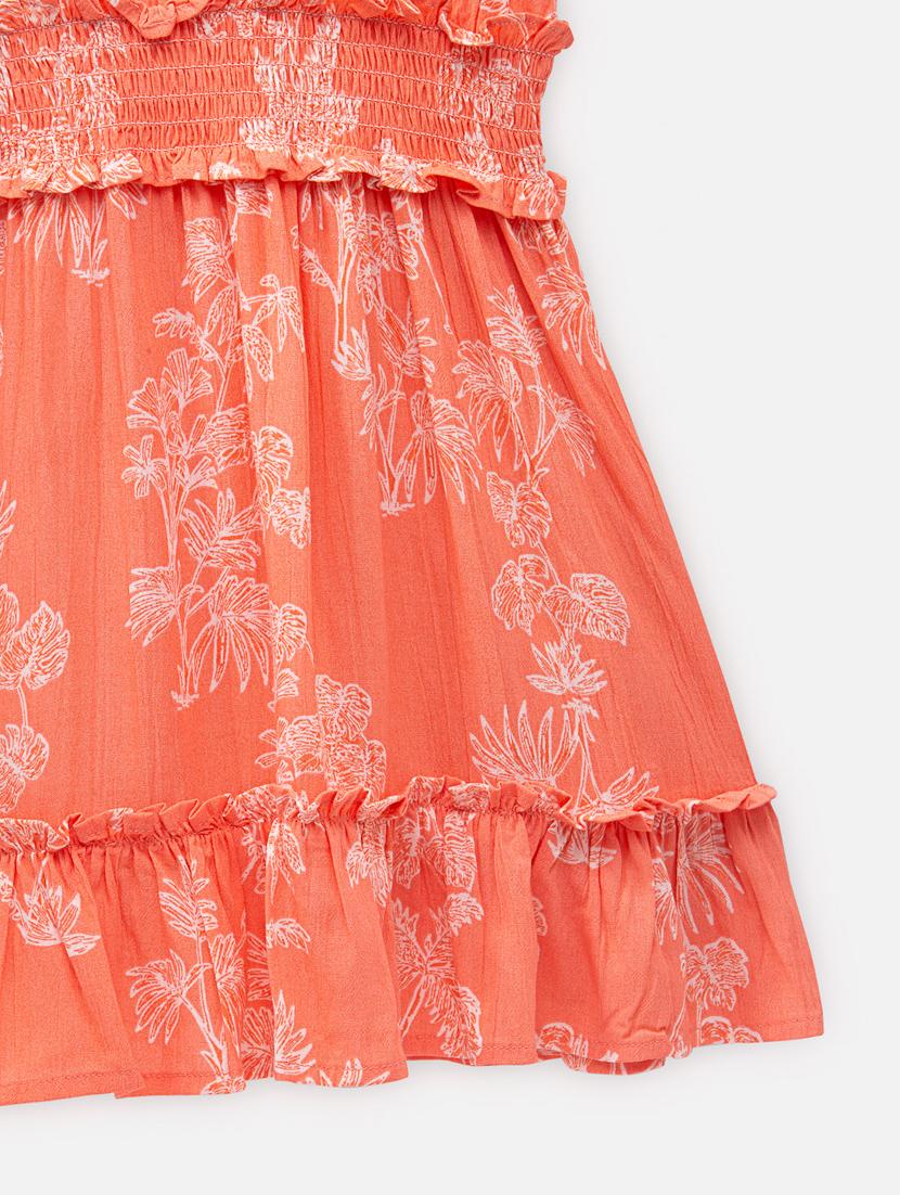 pink printed frock - 18118689 - Standard Image - 2