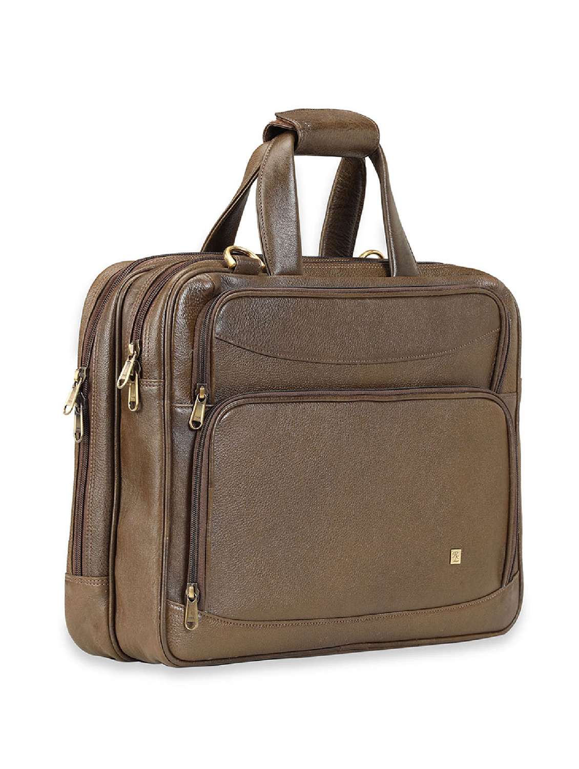 green leather laptopbag - 18119669 -  Standard Image - 2
