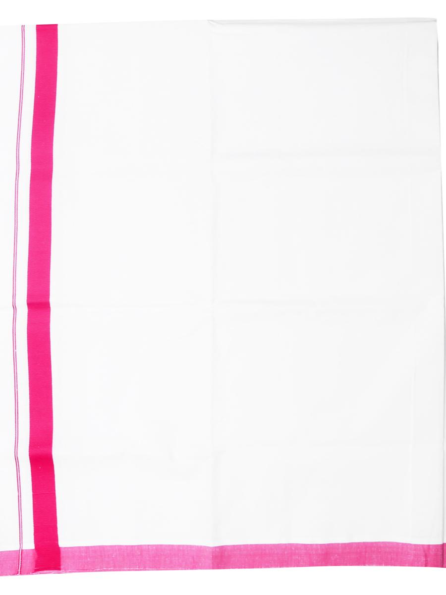 traditional men's 2 mtr white dhoti - 18119679 - Standard Image - 2