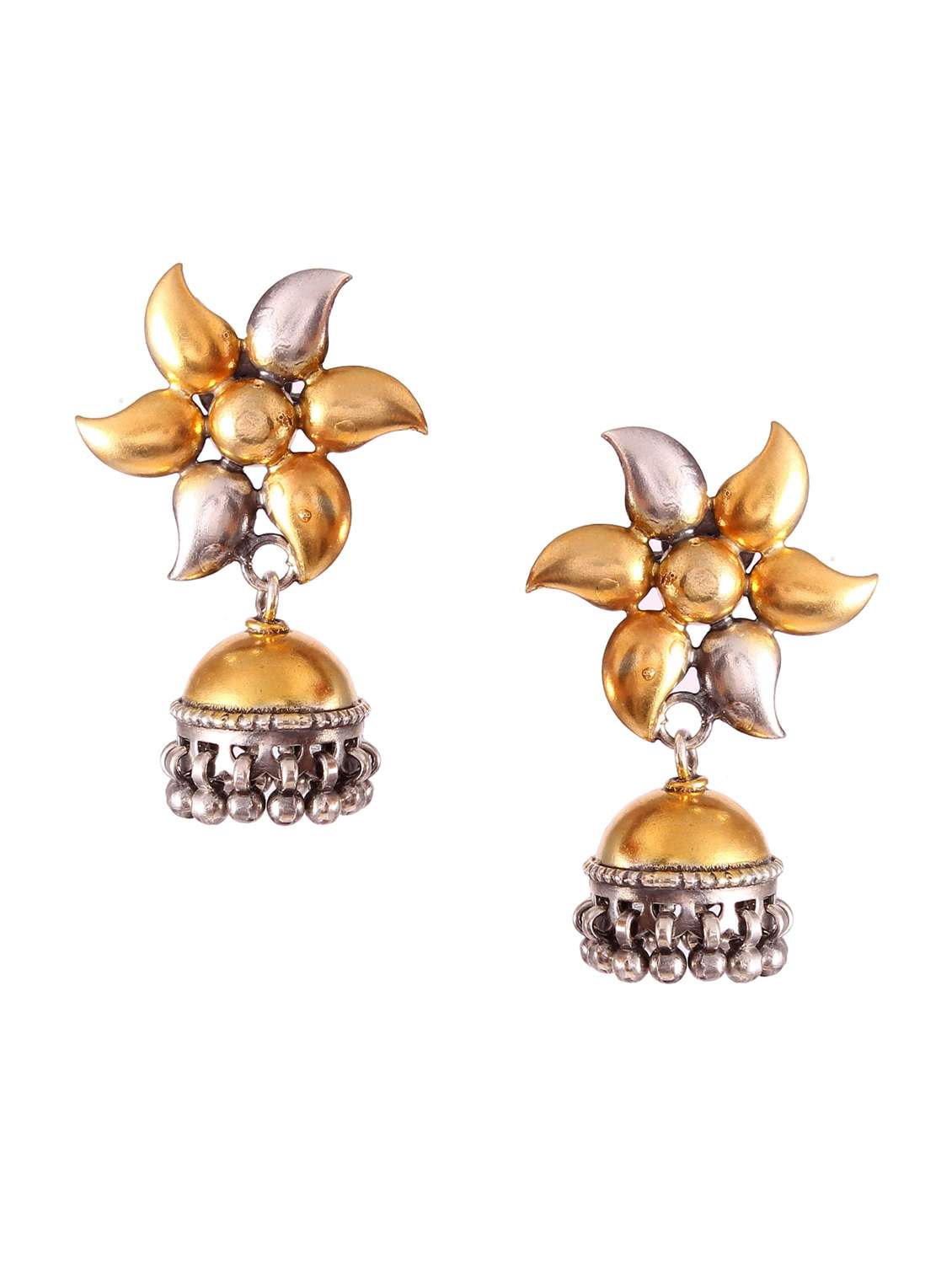 handcrafted gold earring