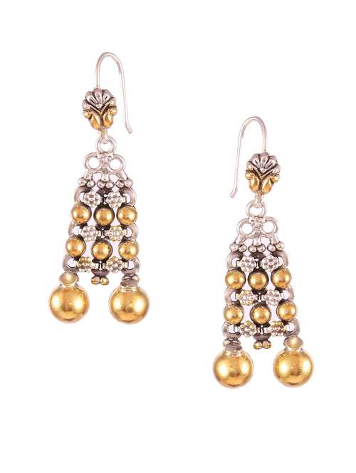 handcrafted gold earring - 18137969 - Standard Image - 0