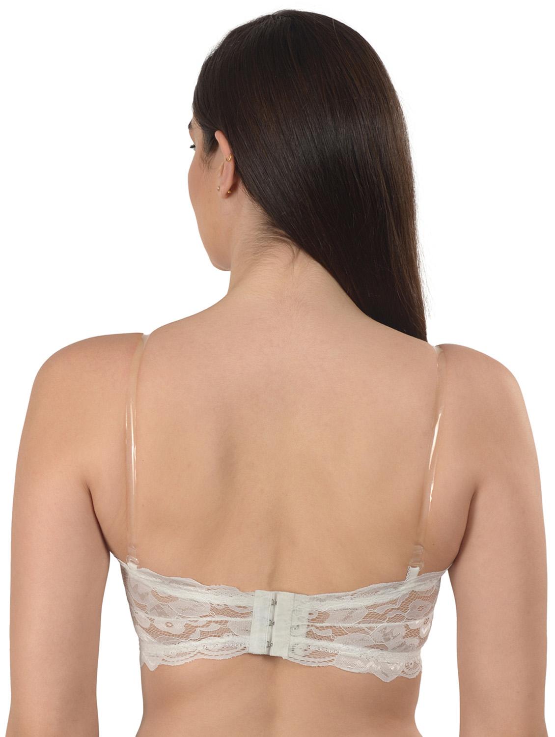 white solid regular bra - 18138490 - Standard Image - 2