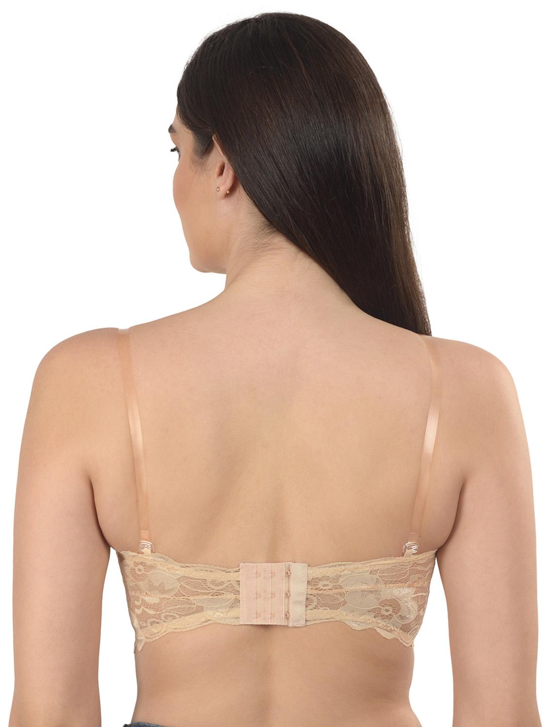 beige solid regular bra - 18138491 - Standard Image - 2