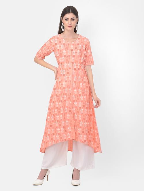 women's asymmetric kurta - 18141335 -  Standard Image - 0