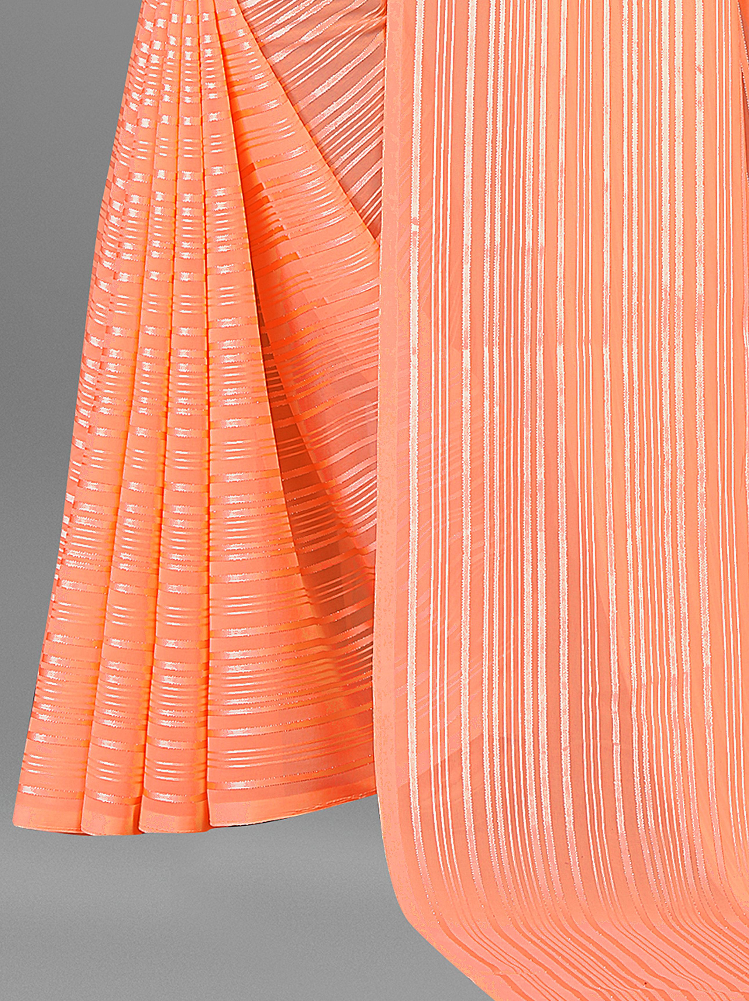 orange artsilk saree - 18141997 - Standard Image - 2