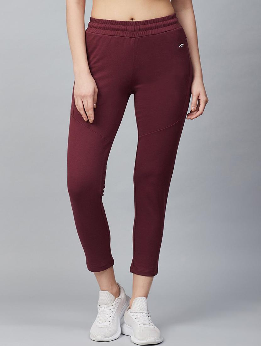 red cotton track pants - 18144949 -  Zoom Image - 0