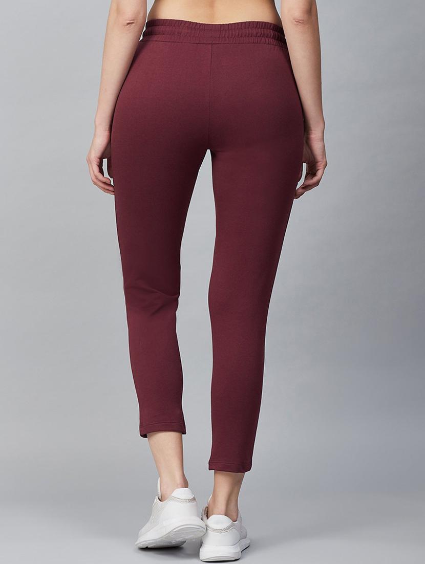 red cotton track pants - 18144949 - Standard Image - 2