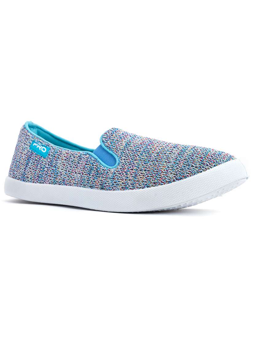blue slip-ons shoes