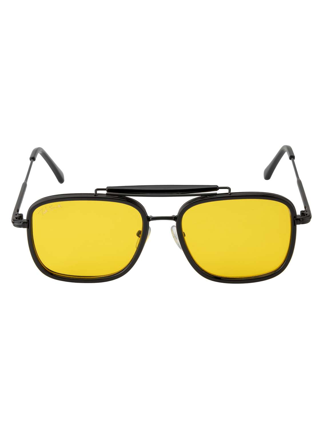 star by ted smith stylish uv protection aviator sunglasses for men women metal frame|58|