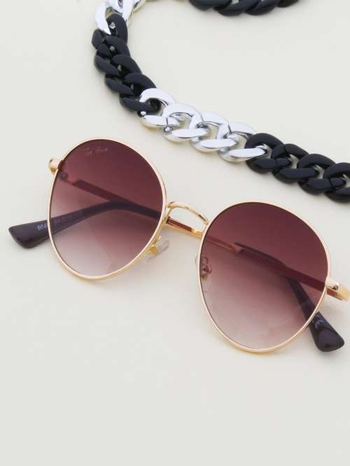 Fairplay By Ted Smith Uv Protection Round Sunglasses Stylish Trending For Men Women (54)