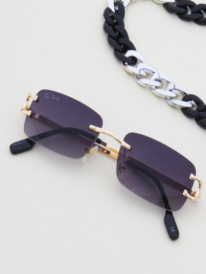 clasique by ted smith uv protection rectangular sunglasses stylish latest trending for men women (50) - 18145791 -  Zoom Image - 0