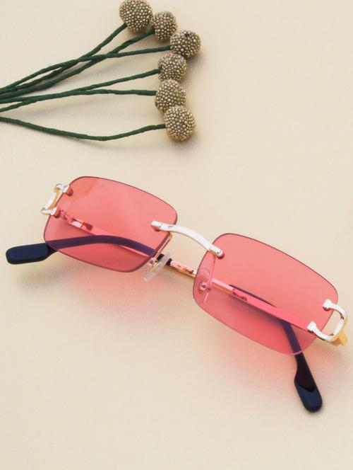 clasique by ted smith uv protection rectangular sunglasses stylish latest trending for men women (50) - 18145792 -  Standard Image - 0